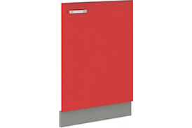 FRONT DISHWASHER ZM 713x596 ROSE RED GLOSS
