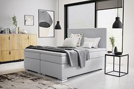 BOXSPRING upholstered bed NEO