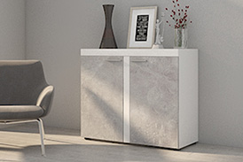 Chest of drawers RUMBA BJ21 light concrete