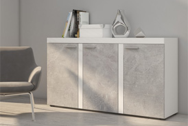 Chest of drawers RUMBA BJ22 light concrete