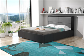 Upholstered bed SIMONA 140x200