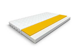 Mattress RELAX VISCO 12cm foam + VISCO + quilted cover (H1H2)